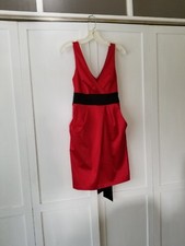 City Triangles Red & Black Dress Prom Dress Cocktail Dress Size 7