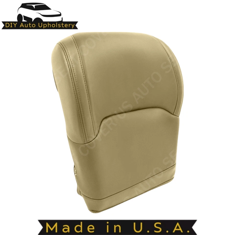 Cubierta de asiento inferior de cuero tostado para conductor y pasajero Acura TL 1999-2003 Foto 3 de 4