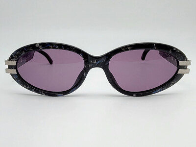 Christian Dior 2904 95 Black Marble Frame Purple Lens Sunglasses