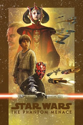 1999 Star Wars Episode I The Phantom Menace Movie Poster 11X17 Obi