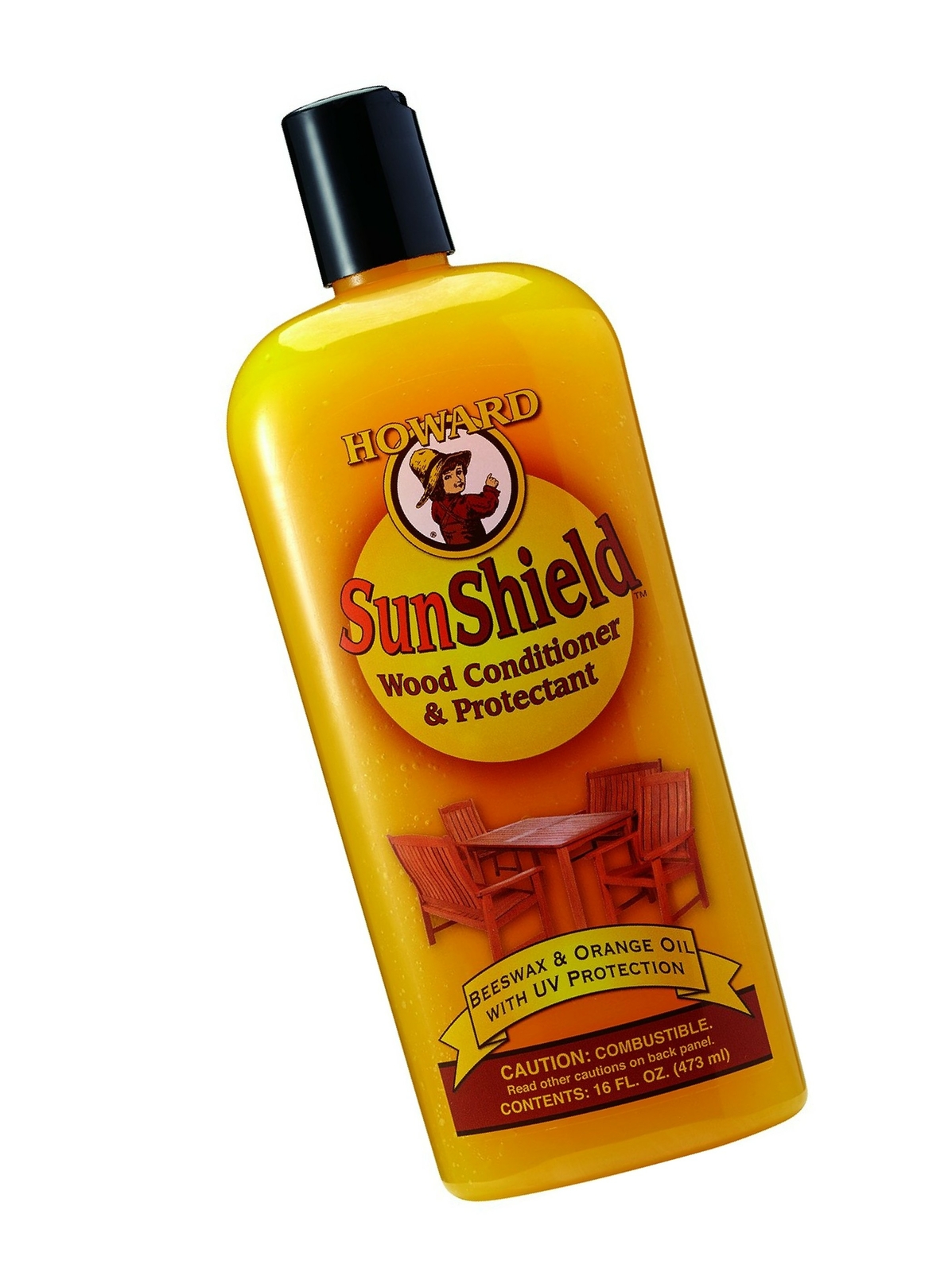 Howard SWAX16 SunShield Outdoor Furniture Wax with UV Protection, 16