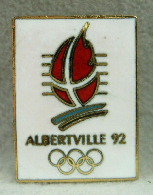 Pin's Pins JO XVI es Jeux Olympiques d'Hiver Albertville 92 1992 COJO