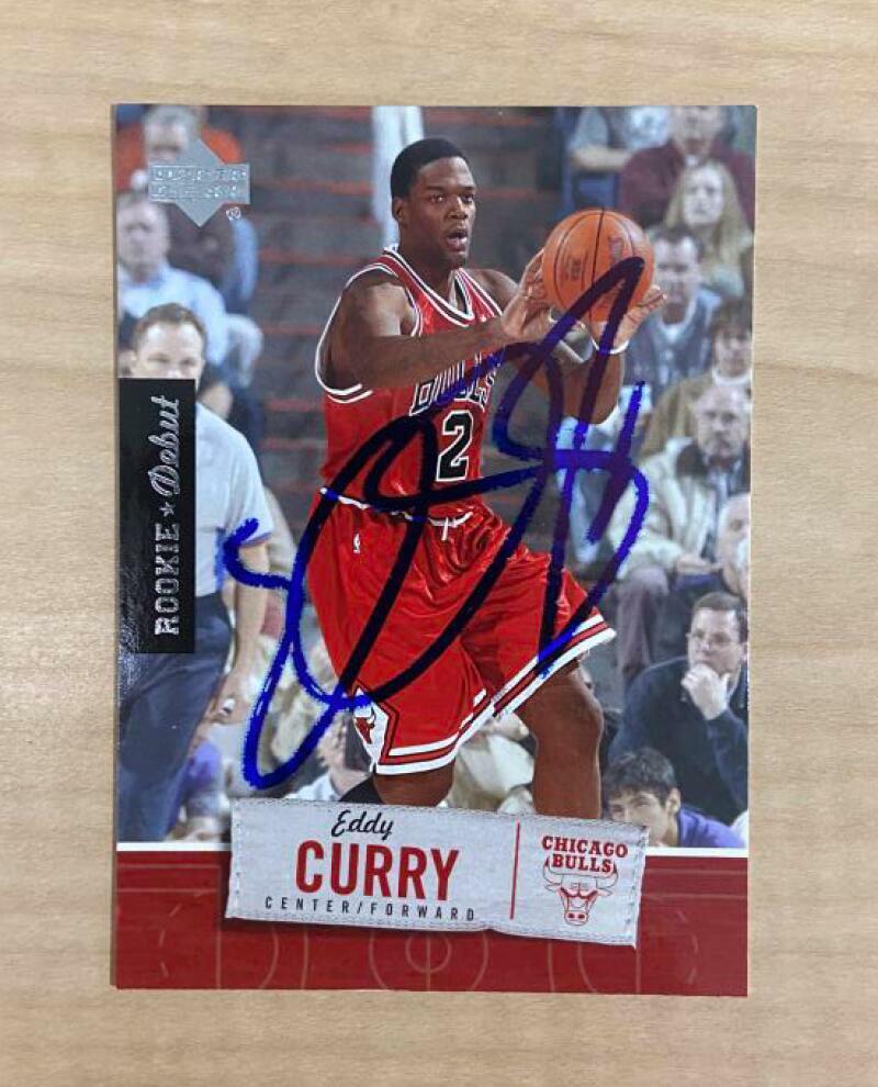 Eddy Curry Chicago Bulls, signed, autographed, Basketball 8X10 Photo, Coa will be included Eddy Curry Chicago Bulls, signed, autographed, Basketball 8X10 Photo, Coa will be included