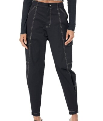  The Drop Black Cargo Pant  -Size  Large 