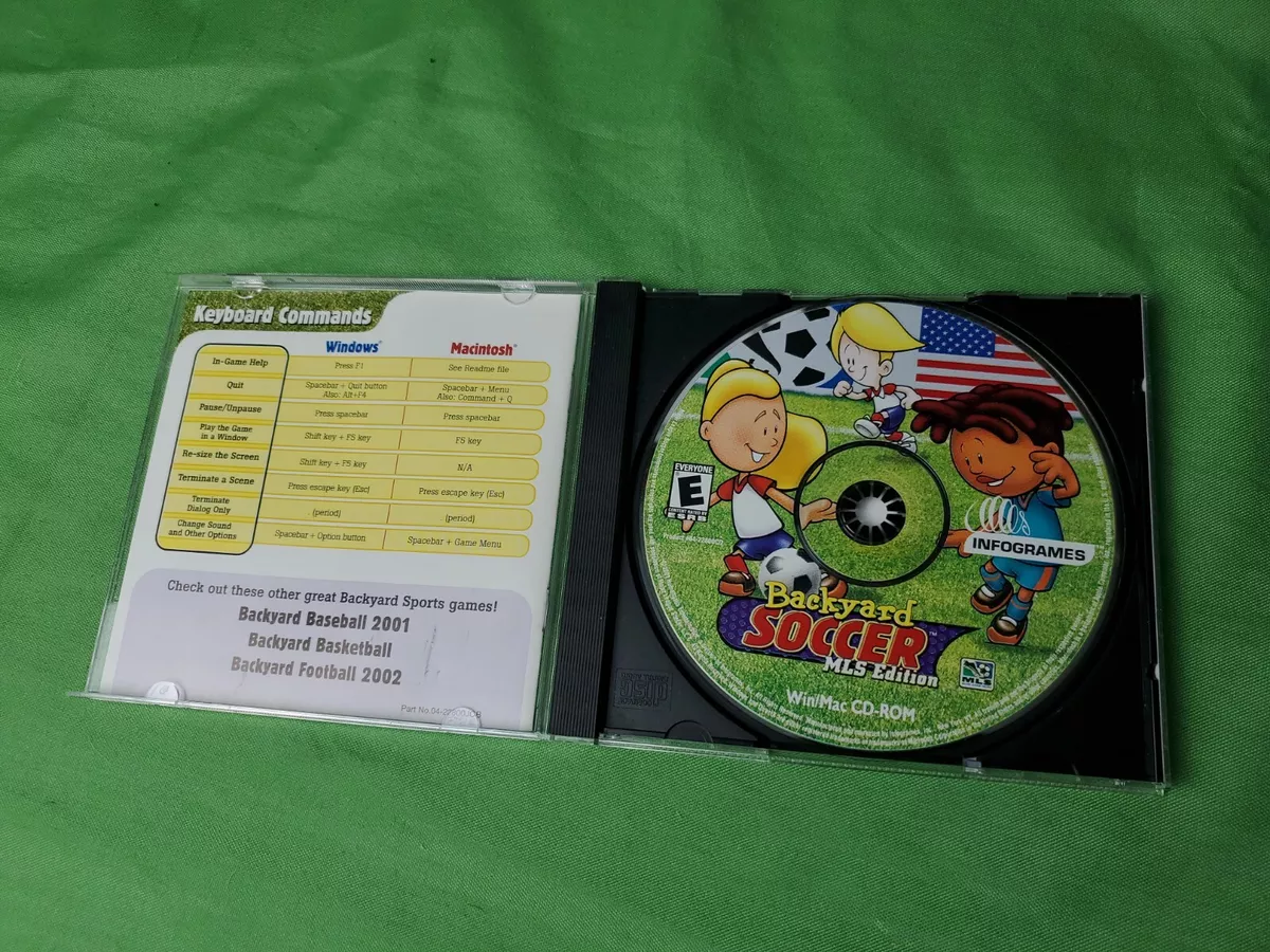 Vintage~Backyard Football & Soccer~CD-ROM~Humongous Games~PC Windows & Mac