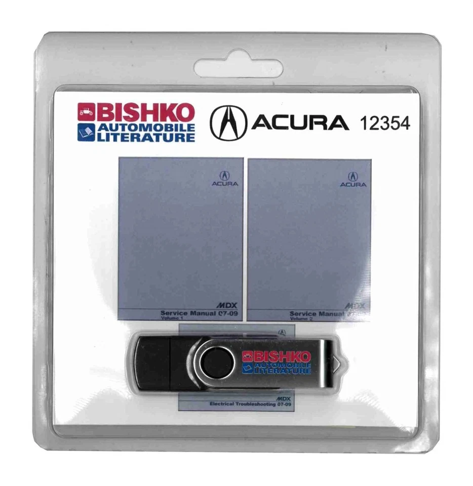 2007 2008 2009 Acura MDX Shop Service Repair Manual USB w/ ETM manual OEM - Image 2 of 3