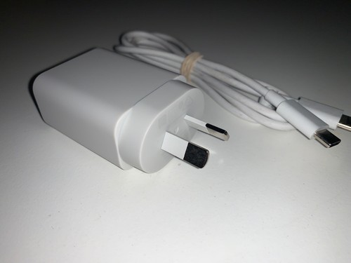 Genuine Google Pixel XL, XL2, XL3 18W Type C to C Mains Wall Charger Adapter AUS - Picture 3 of 5