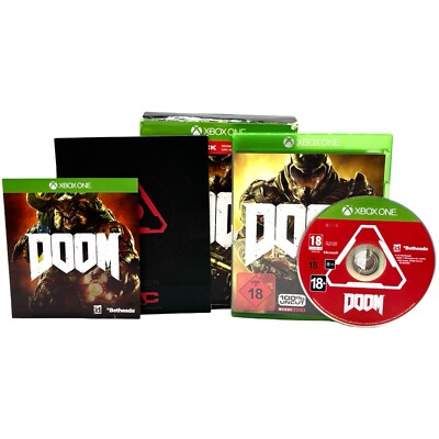 DOOM UAC Pack Xbox One USK 18 Shooter Edition ohne Poster OVP gebraucht