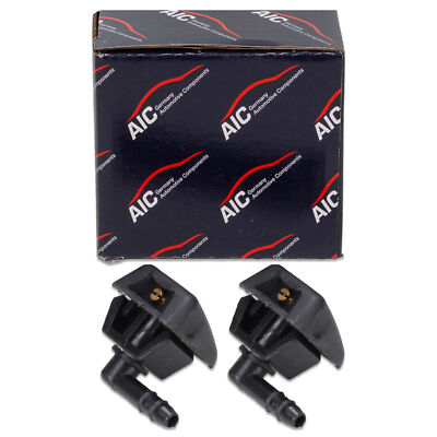 2x AIC Waschwasserdüse für FIAT 500 312 DOBLO DUCATO PANDA 169 PUNTO 188 vorne