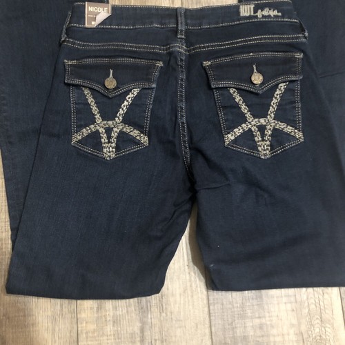 KUT From The Kloth womens Jeans 2 High Rise Bootcut Dark Wash Stretch NEW - Picture 5 of 7