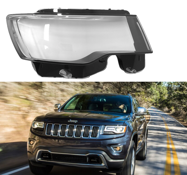 For Jeep Grand Cherokee 2014 2019 HEADLIGHT GLASS LENS SET PAIR RIGHT