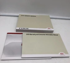2019 Kia Forte Owners Manual Set OEM R01B19013