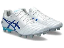 ASICS DS LIGHT PRO 1103A095 100 White Tuna Blue Soccer Cleats