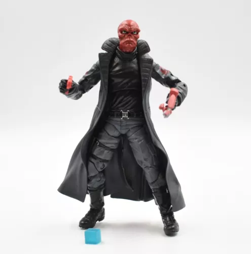 Hasbro - Marvel Legends Mandroid Serie BAF - Figura de acción Calavera Roja