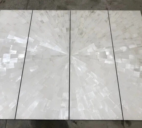 Selenite Stone Wall Panles / Selenite Wall Tiles / Selenite table Top/ Home Deco - Image 2 of 4