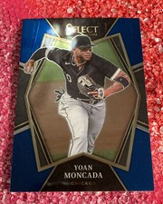 2021 Panini Select #152 Yoan Moncada BLUE Retail Card Chicago White Sox