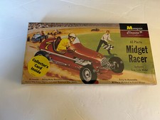 Monogram Classics All-Plastic Midget Racer 85-0001 SEALED BOX in EXCELLENT COND