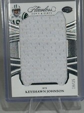 2025 Panini Flawless Keyshawn Johnson Down And Dirty GAME USED Patch /25