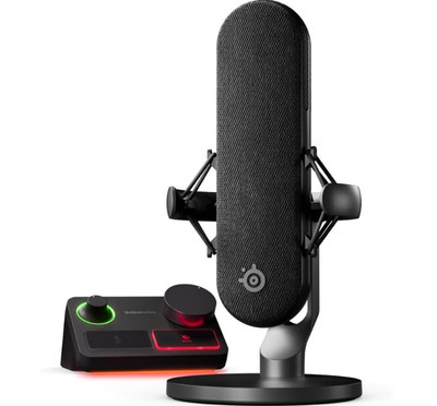 SteelSeries Alias Pro XLR Mikrofon Stream Mixer Gaming Streaming USB-C RGB NEU
