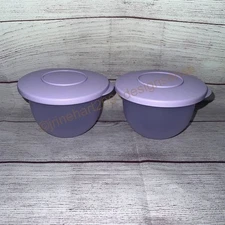 Tupperware Impressions Bowls 3621 Purple