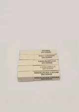 Set of 5 Tibetan Incense- Sandalwood, Citronella, Myrrh, Cedar & Nagchampa