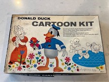 Vtg Donald Duck Colorforms Cartoon Kit 1960 Walt Disney Toy