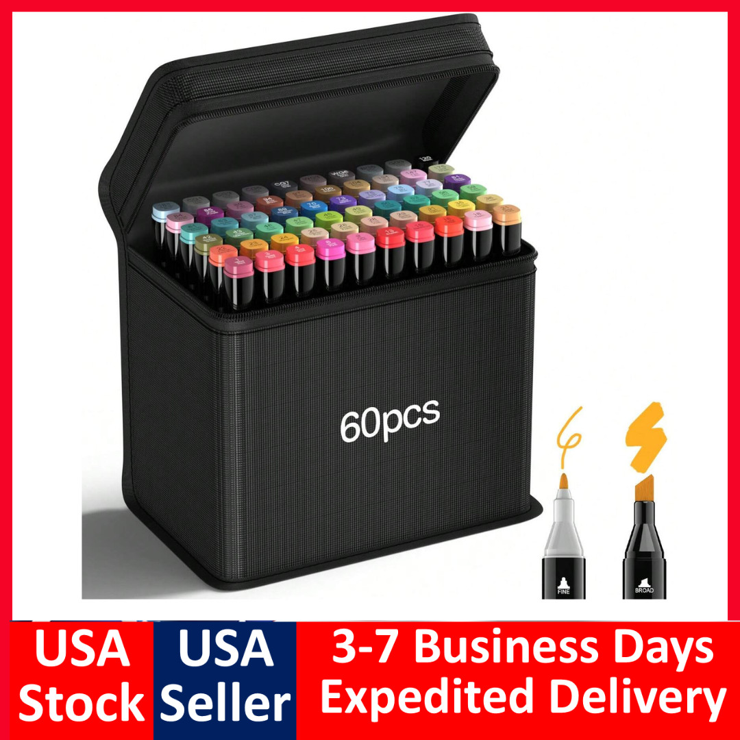Drawing Markers Set Dual Tip Alcohol Markers
