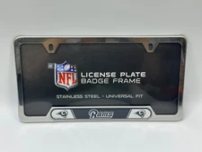 NFL Team ProMark Official Los Angeles Rams Metal License Plate Frame