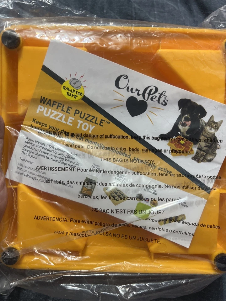 Nuevo Our Pets Waffle Interactivo Puzzle Juego Alimentador Lento Foto 3 de 4
