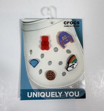 Crocs Come As You Are Uniquely You Jibbitz Get Over It Charms New 5 Pack