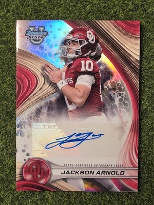 2024 Bowman's Best U Football #BOA-JA JACKSON ARNOLD Auto