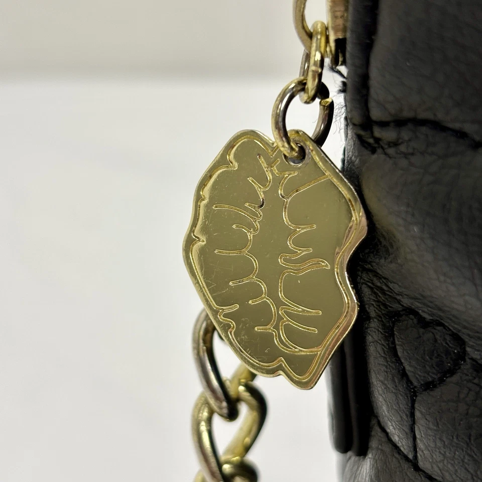 Luv Betsey Johnson Kitty Face Dome Satchel / Crossbody Black - Image 3 of 4