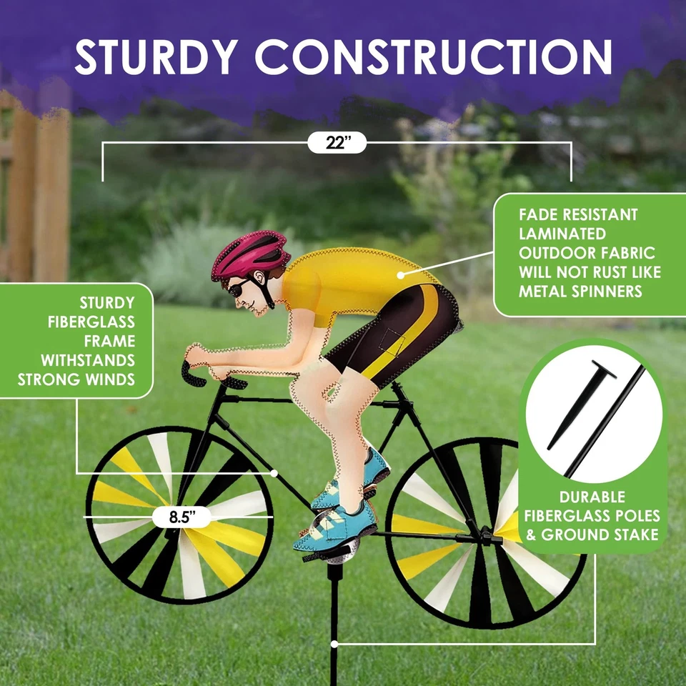 Bicicleta de Carretera Spinner Hombre 1555 22" - Diseño Ciclista Atlético, Resistente a la Intemperie O... Foto 3 de 4