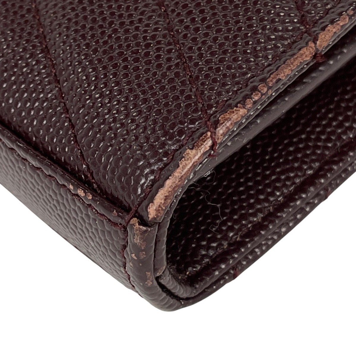 SAINT LAURENT Cassandra Classic Catena Portafoglio Pochette Borsa a Tracolla Pelle...