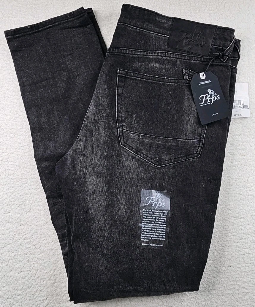 prps パンツW34 最新モデル 定価3万以上 Black Prps 34 Inch Inseam Jeans for Men for sale | eBay