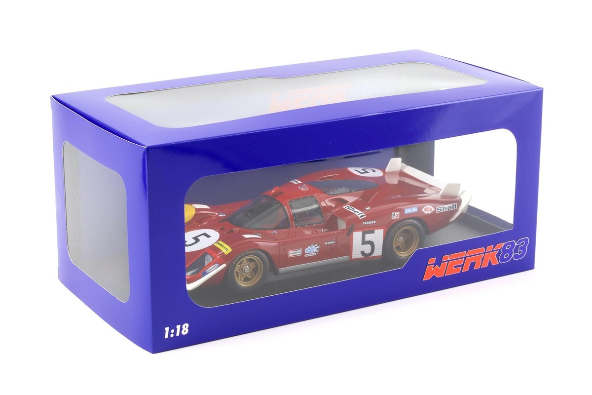 WERK83 1/18 フェラーリ 512S #5 ルマン24H 1970 WERK83 1:18 Ferrari 512S #5 24h LeMans 1970 Ickx, Schetty