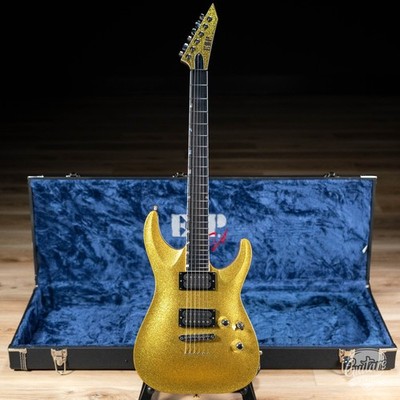 ESP USA Horizon-II Seymour Duncan Guitar w/ Case   Gold Sparkle