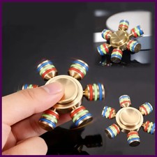 Metal Hand Spinner 6 Arm - Decompression Fidget Toy EDC Gadgets Anxiety