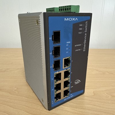 MOXA EDS-510A-3SFP Industrial EtherDevice Ethernet Switch EDS-510A-3SFP-T