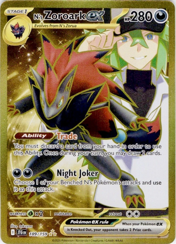 N's Zoroark Ex Pokémon TCG Cards for sale | eBay