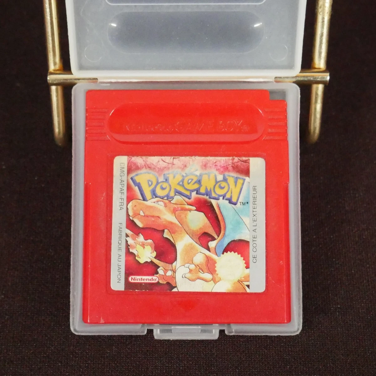 Pokémon Version Rouge Sur Game Boy Color - Cartouche Française - Édition Nintendo 1999