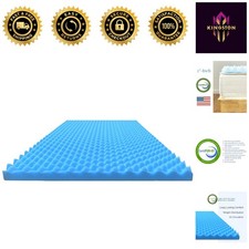 Soft Medium Firmness Egg Crate Mattress Toppe...