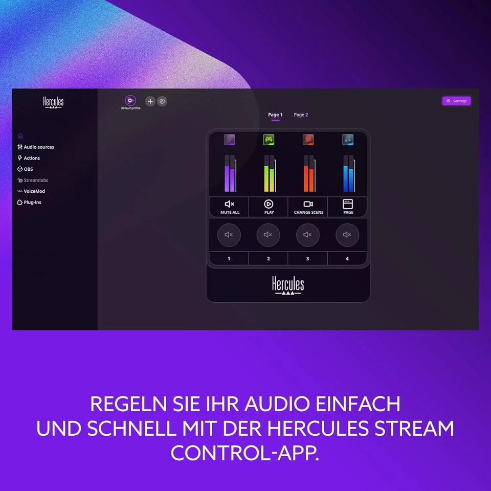 Hercules Stream Starter Kit mit HUD 600 USB/XLR Mikrofon – Top Sound Streaming - Bild 4 von 4