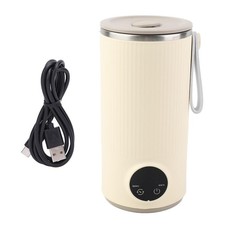 Travel Kettle, Cordless Rechargeable 400ML 55°Stainless Steel Travel Hot Wate...