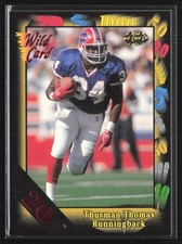 Thurman Thomas 1992 Wild Card 20 Strip Buffalo Bills