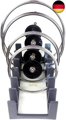 BOAA Fresh Topfdeckelhalter ? Platzsparender Deckelständer für bis zu 6 Deckel, 