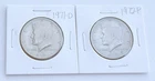 1971D 1972P Kennedy Half Dollar 2 Coin Lot Denver Philadelphia USA Lot 13