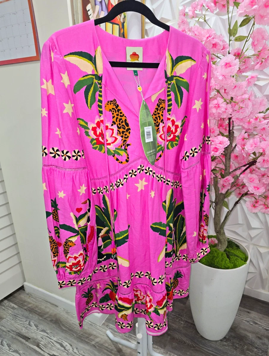 pink tropical dress Sorella Maxi Dress