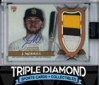 2024 Topps Dynasty Jackson Merrill Game-Used Rookie Patch Auto #07/10 L34