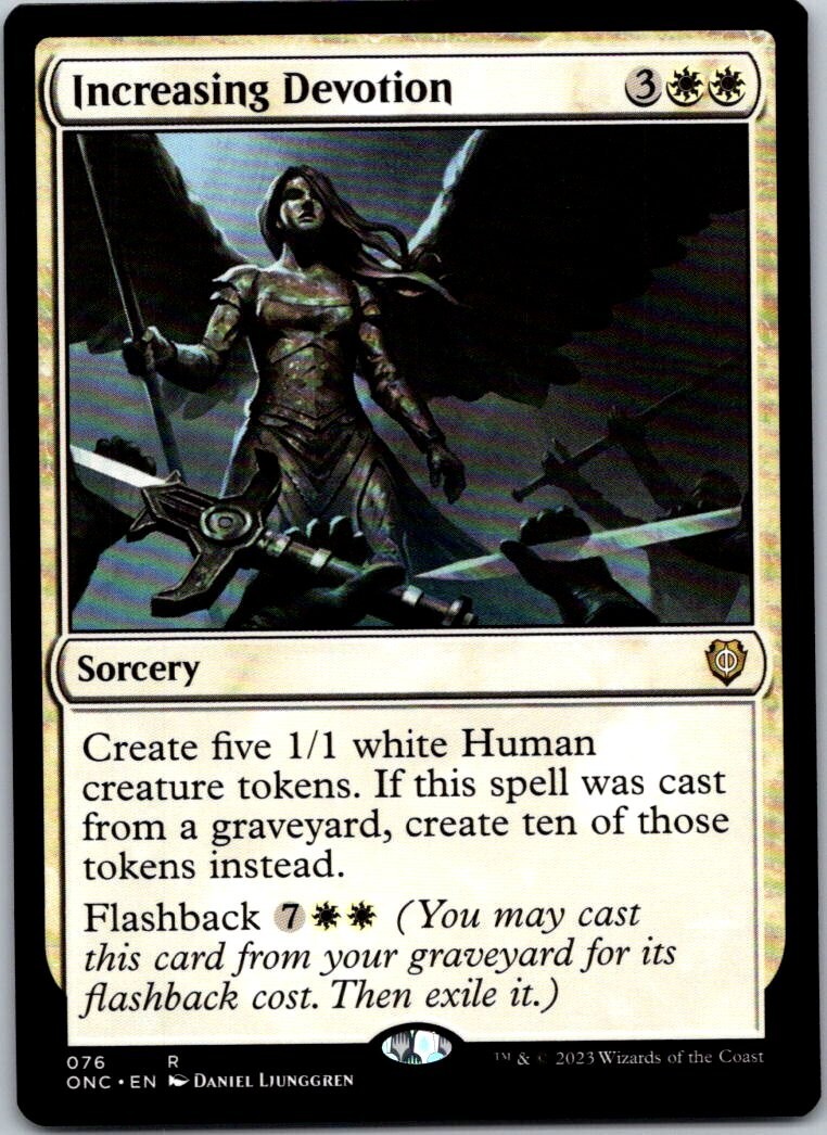 Magic the Gathering Increasing Devotion Phyrexia All Will Be One Commander MTG